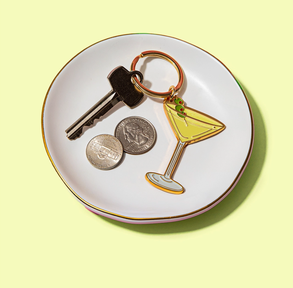 Dirty Martini Keychain