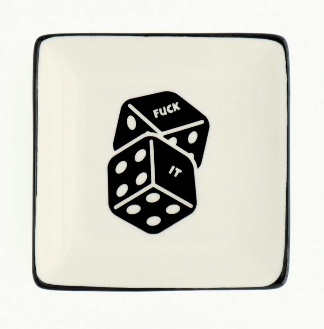Fuck It Dice Trinket Tray