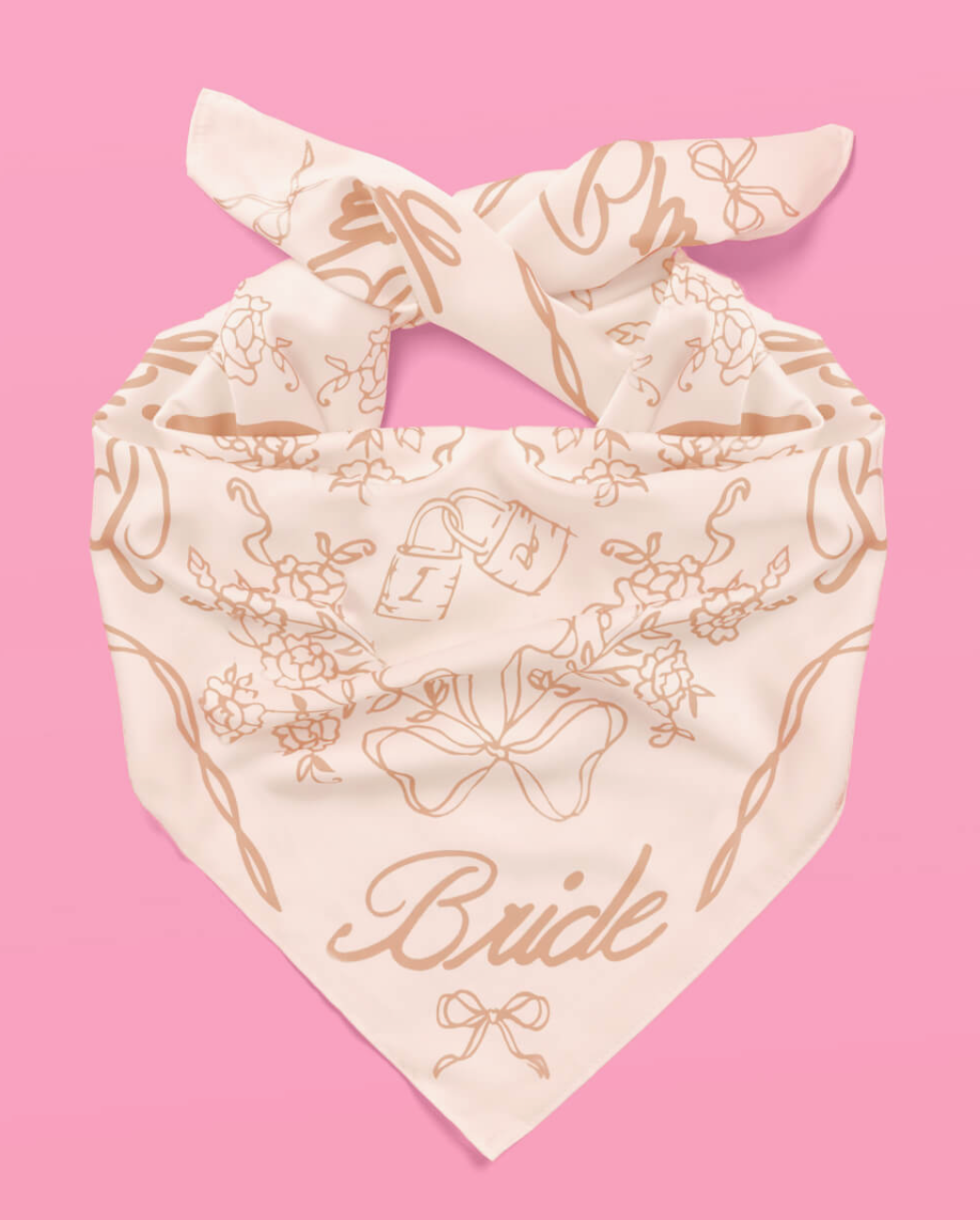 Beige Bride Headscarf