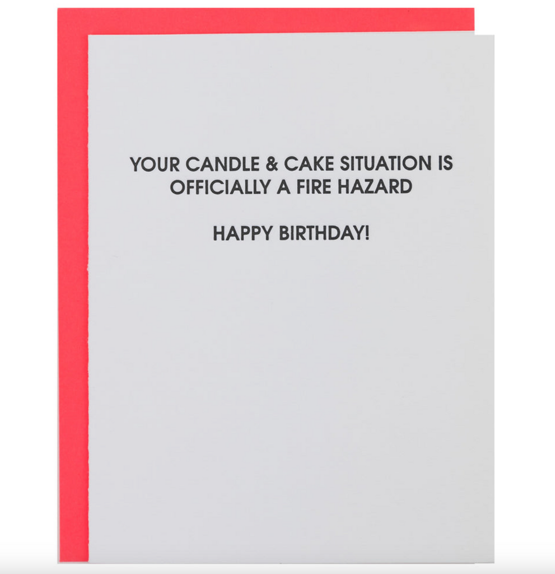 Birthday Fire Hazard Card