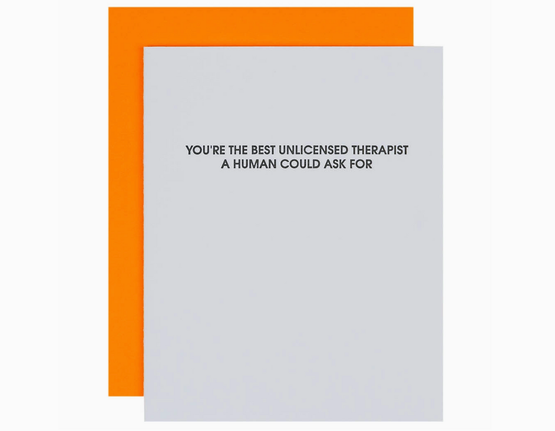 Unlicensed Therapist Card