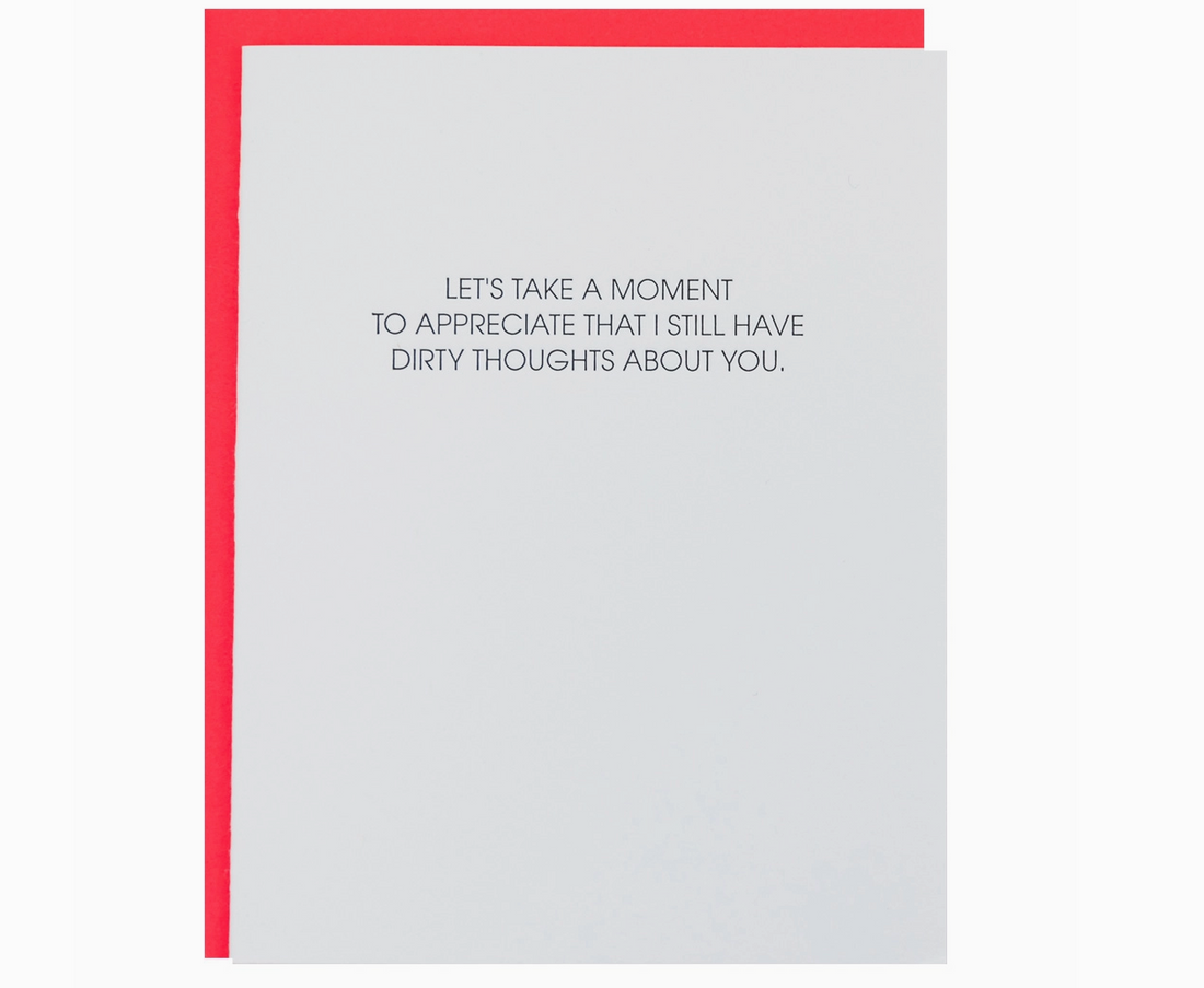 Dirty Thoughts Anniversary Card