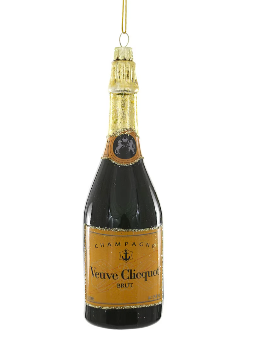 Veuve Champagne Ornament