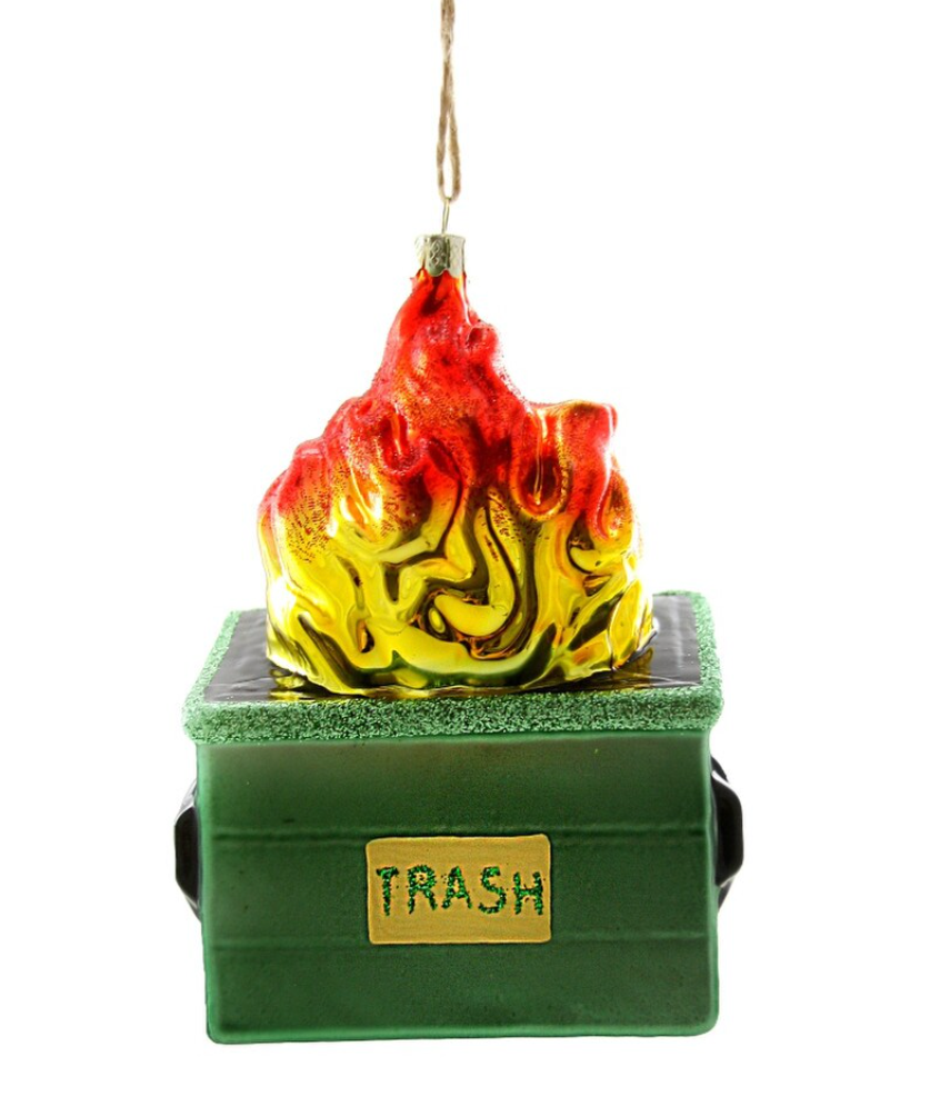 Dumpster Fire Ornament
