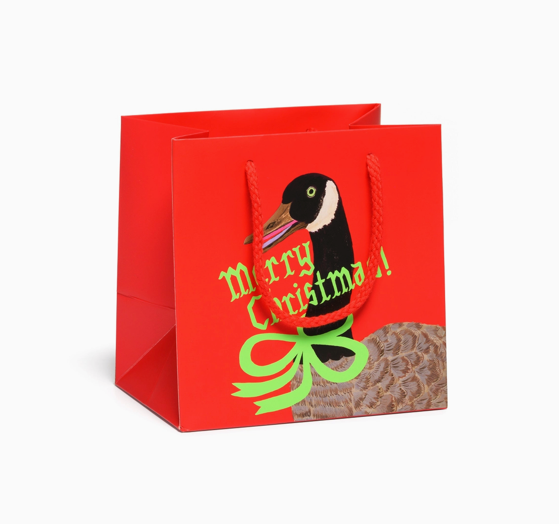 Christmas Goose Gift Bag