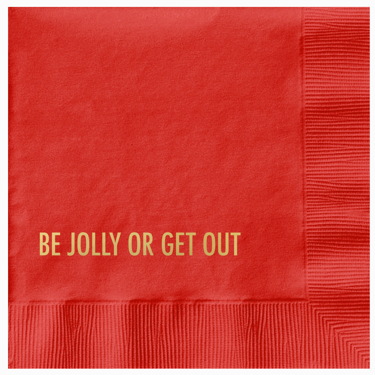 Be Jolly Holiday Napkin