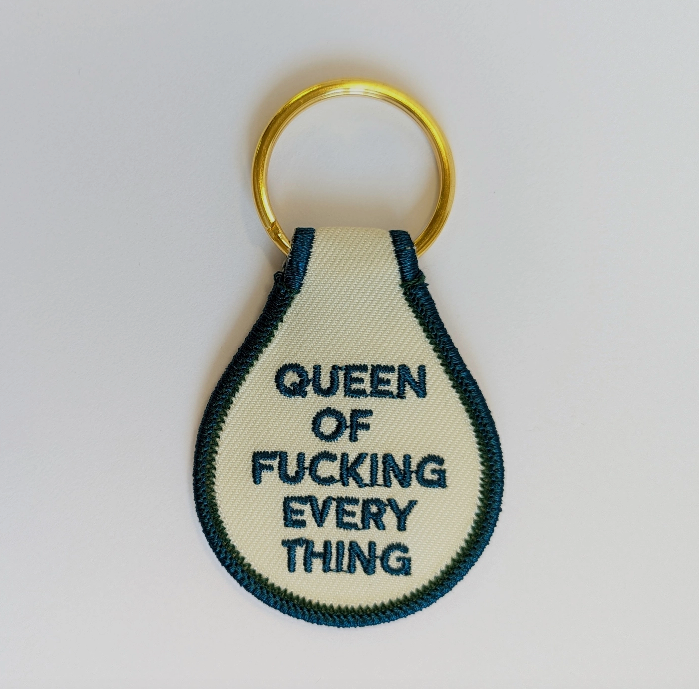 Queen of Fucking Everything Key Tag