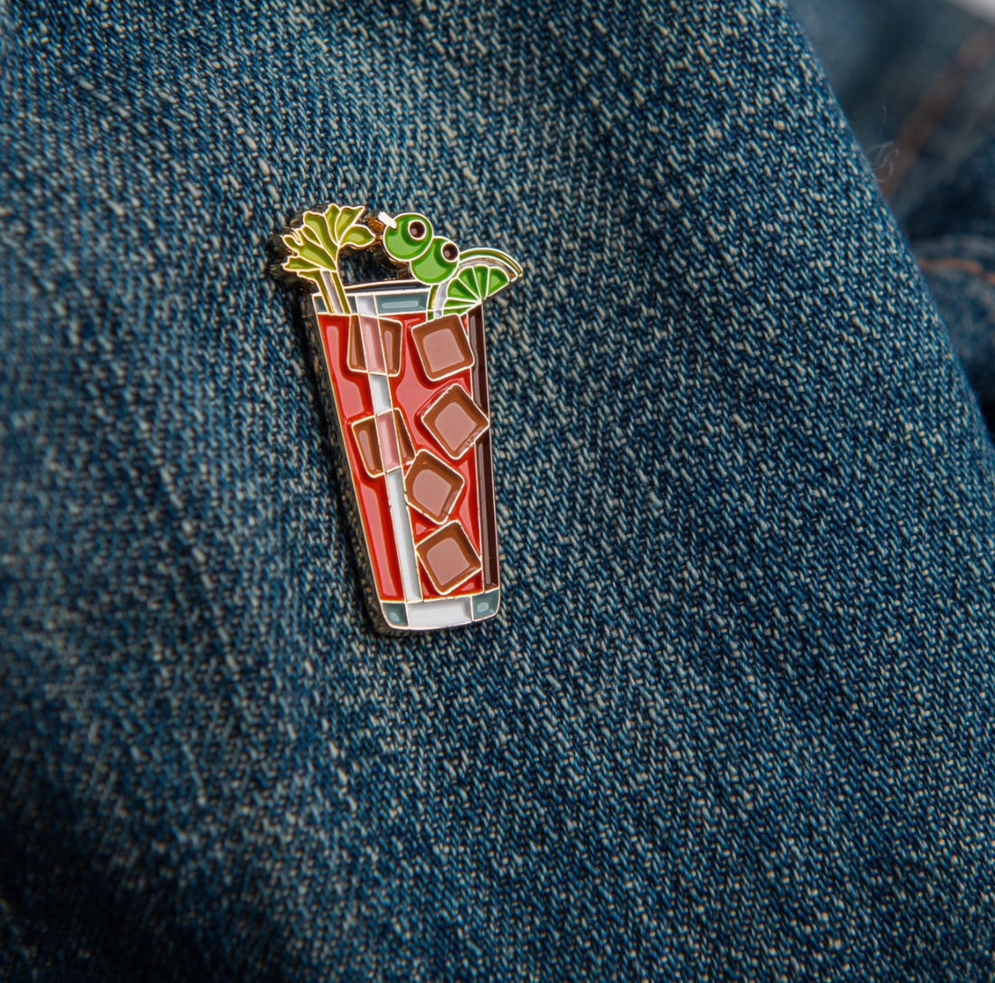 Bloody Mary Enamel Pin