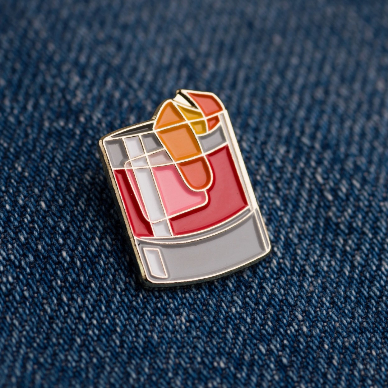 Negroni Enamel Pin