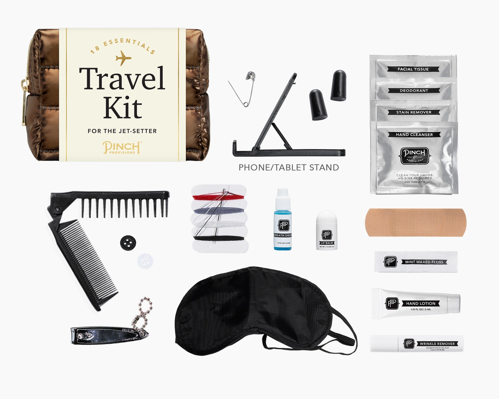 Travel Kit (Brown Puffer)