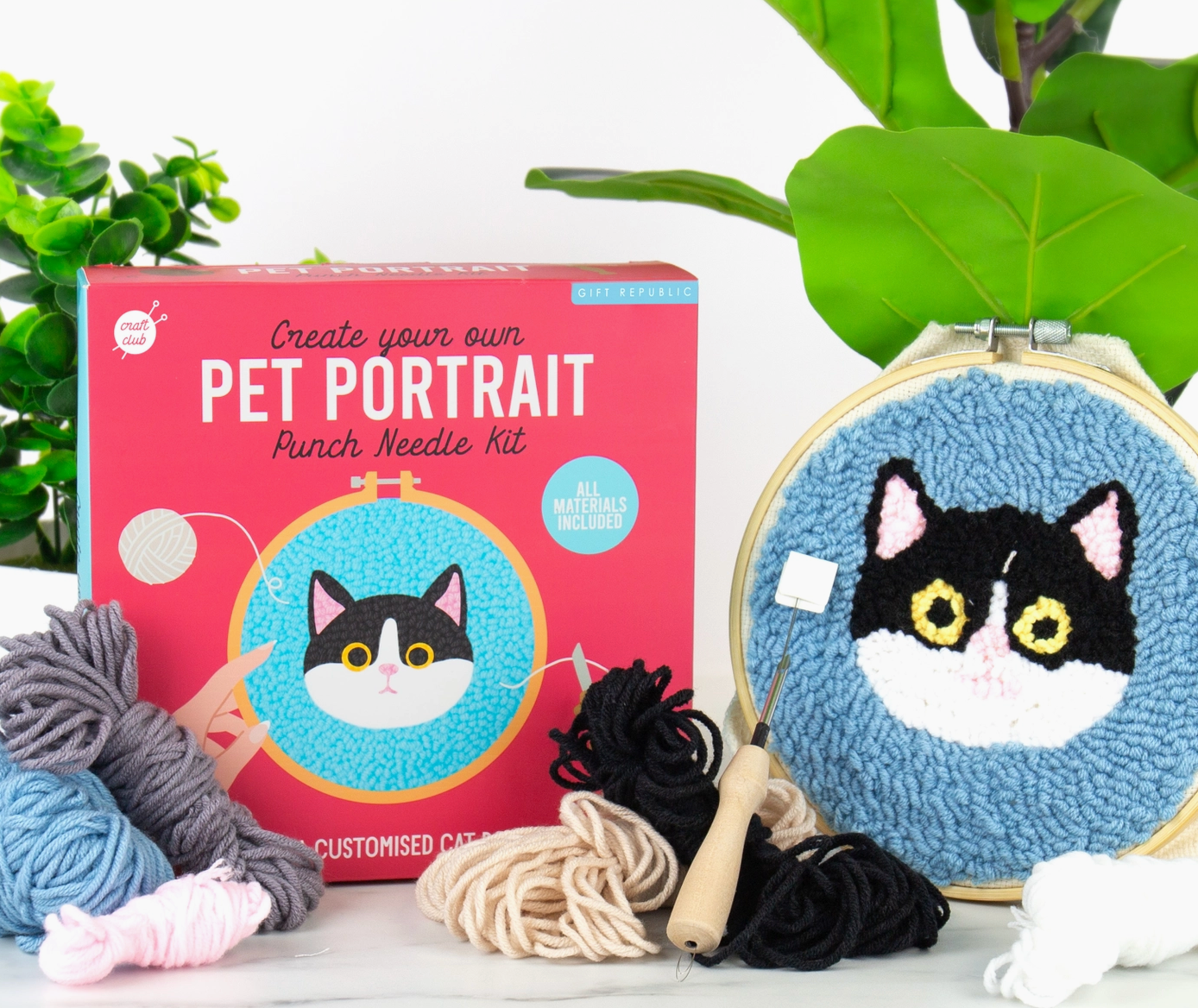 Needlepoint Pet Portraits: Cat