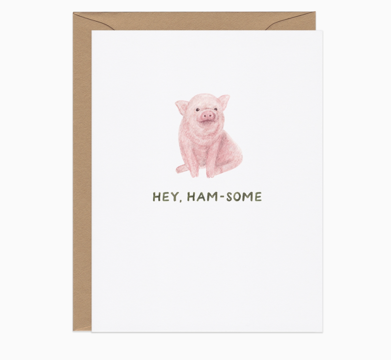 "Hey Ham-some" Card