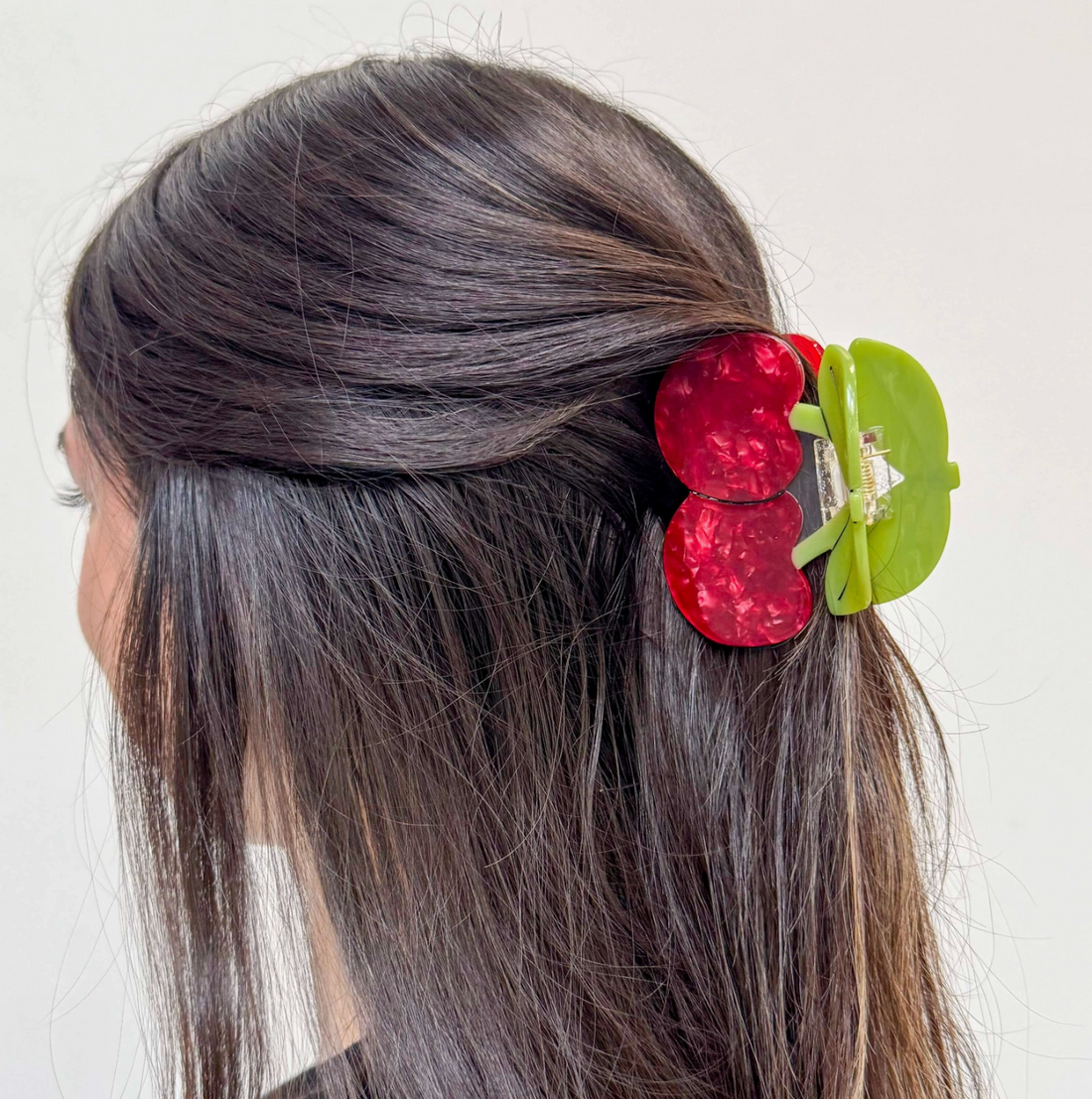 Large Cherries Hair Claw Clip