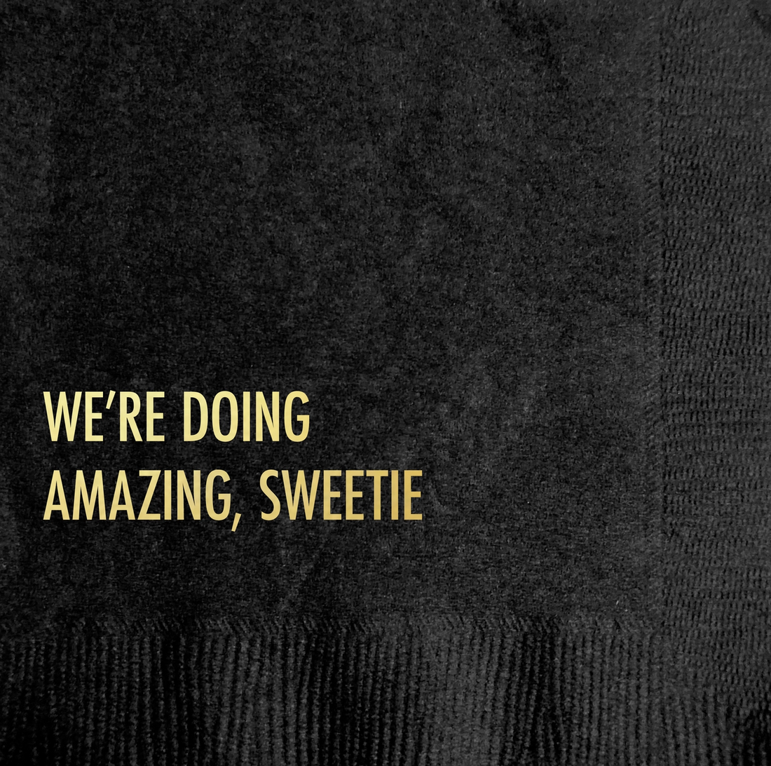 "Doing Amazing" Cocktail Napkin