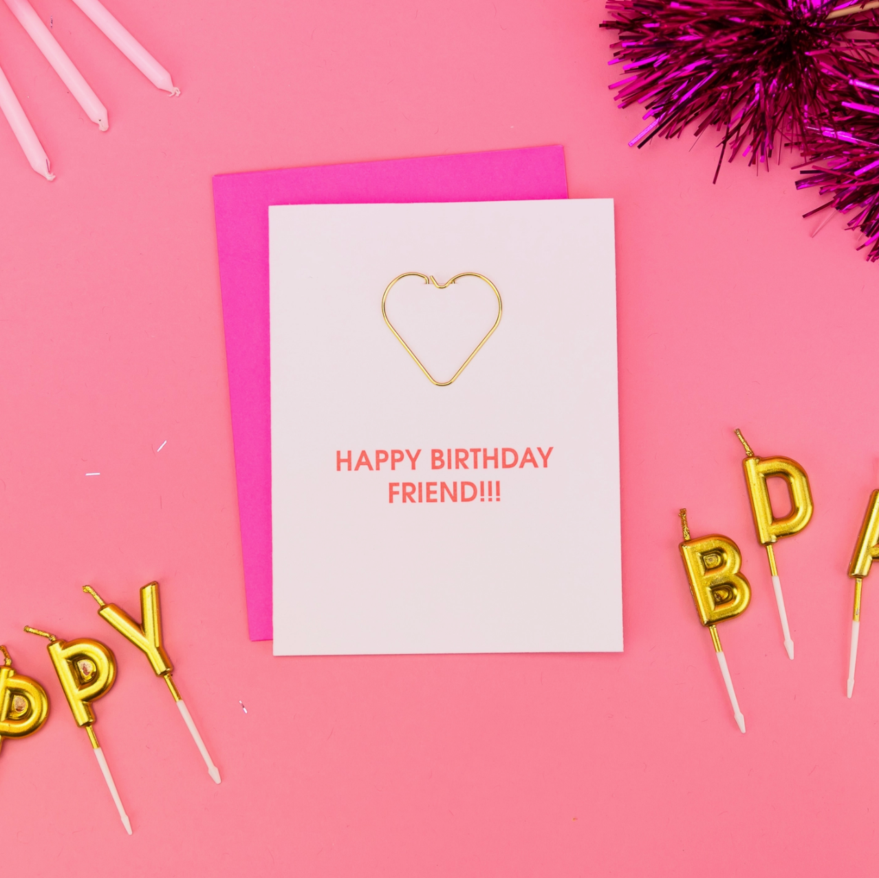 "Happy Birthday Friend" Card