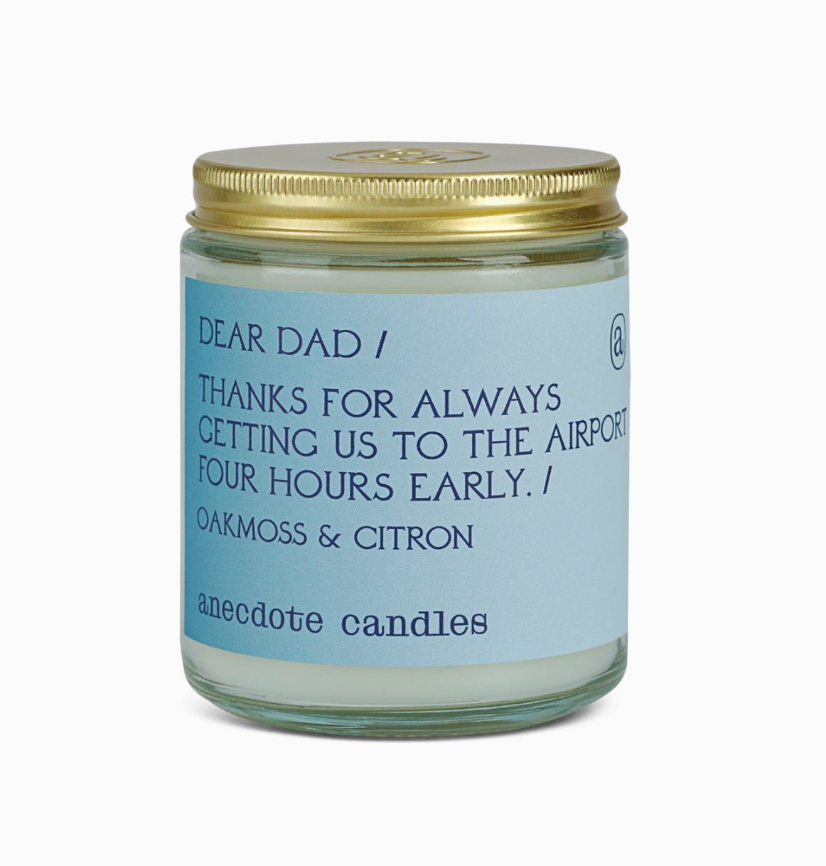 "Dear Dad" Candle