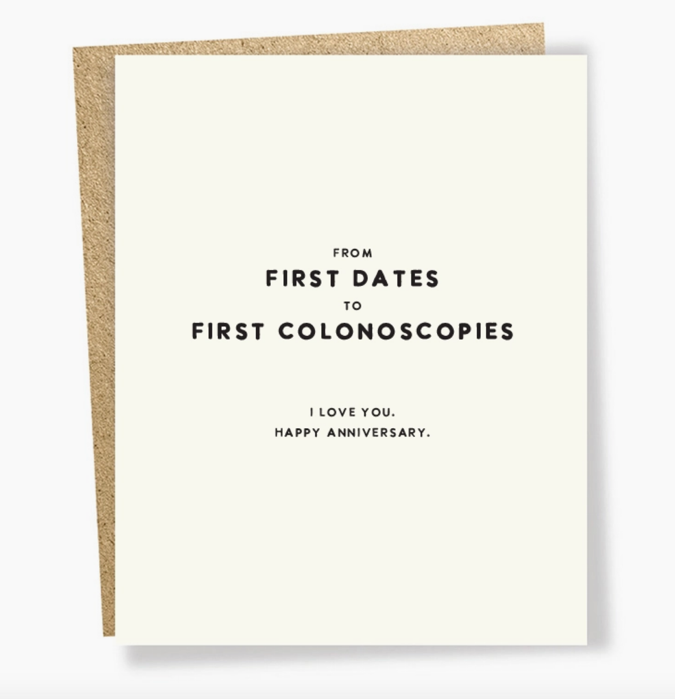 "First Colonoscopies" Anniversary Cards