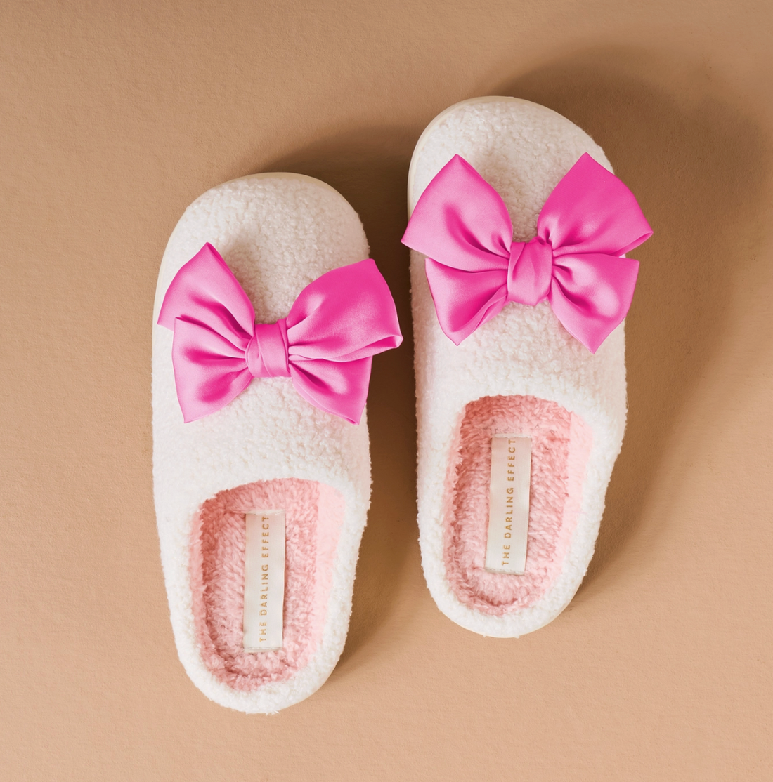 Hot Pink Bow Slipper