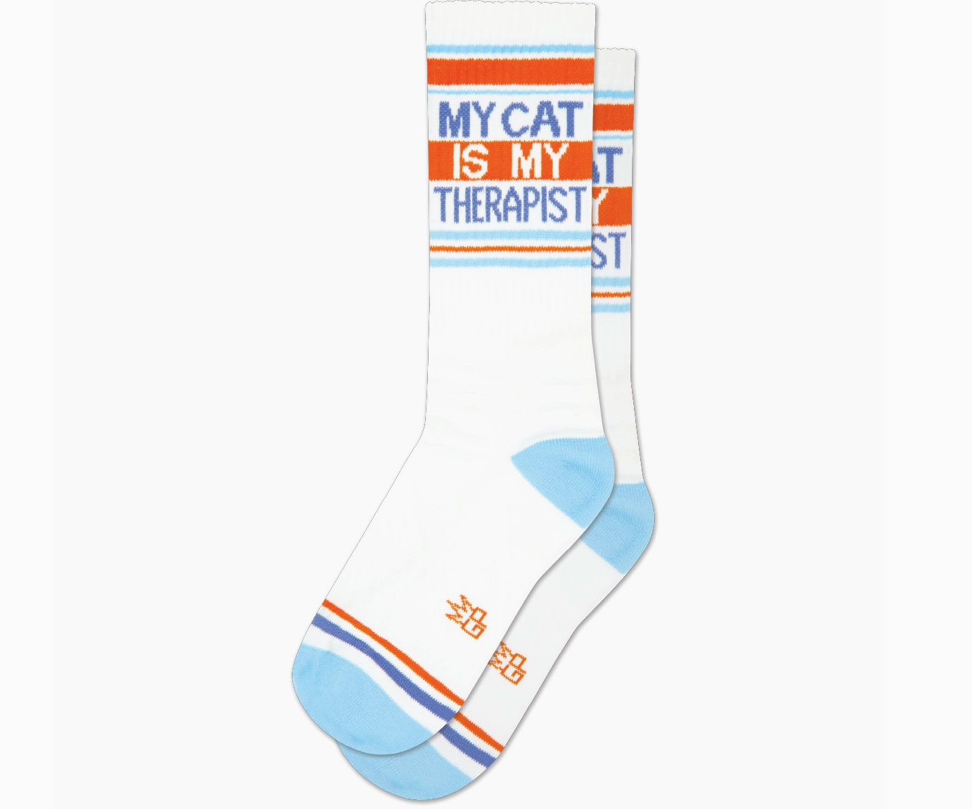 "My Cat is My Therapist" Gym Socks