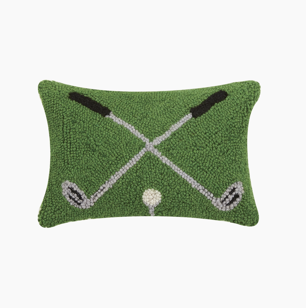Golf Clubs Hooked Pillow