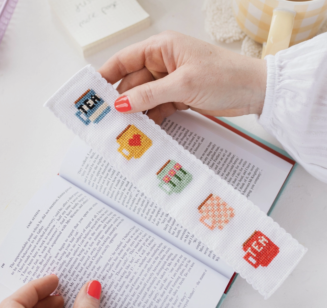 Tea/Mugs Cross Stitch Bookmark Kit (Copy)