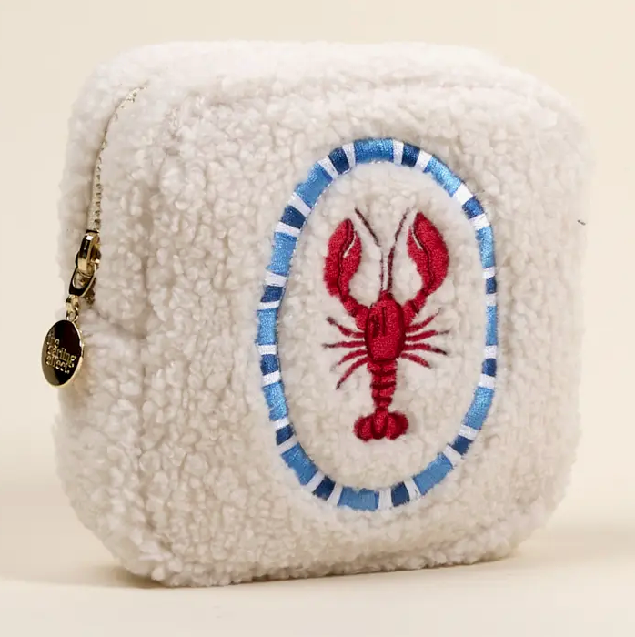 Lobster Square Teddy Pouch