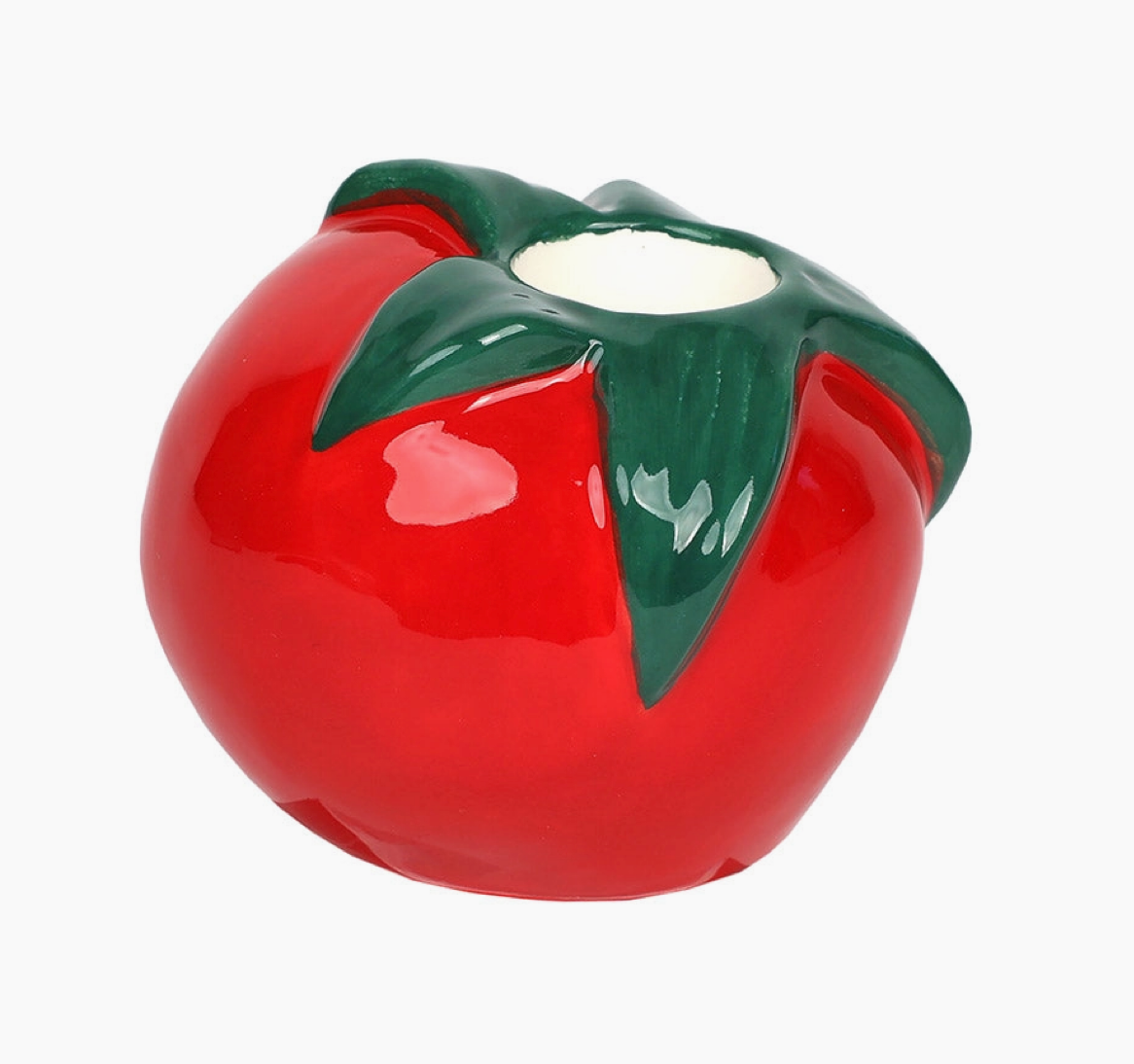Tomato Ceramic Candle Holder