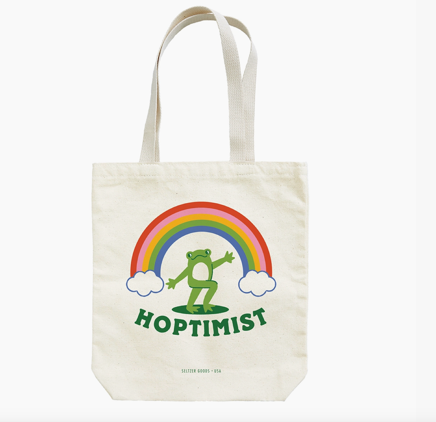 Hoptimist Frog Tote