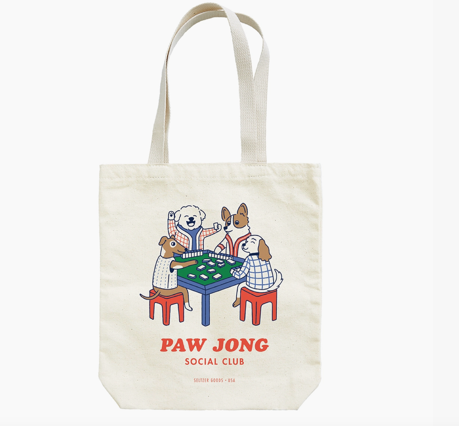 Paw-Jong Tote Bag