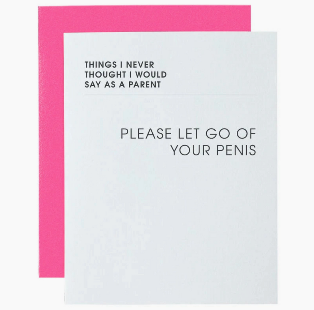 Never Thought: Penis Card