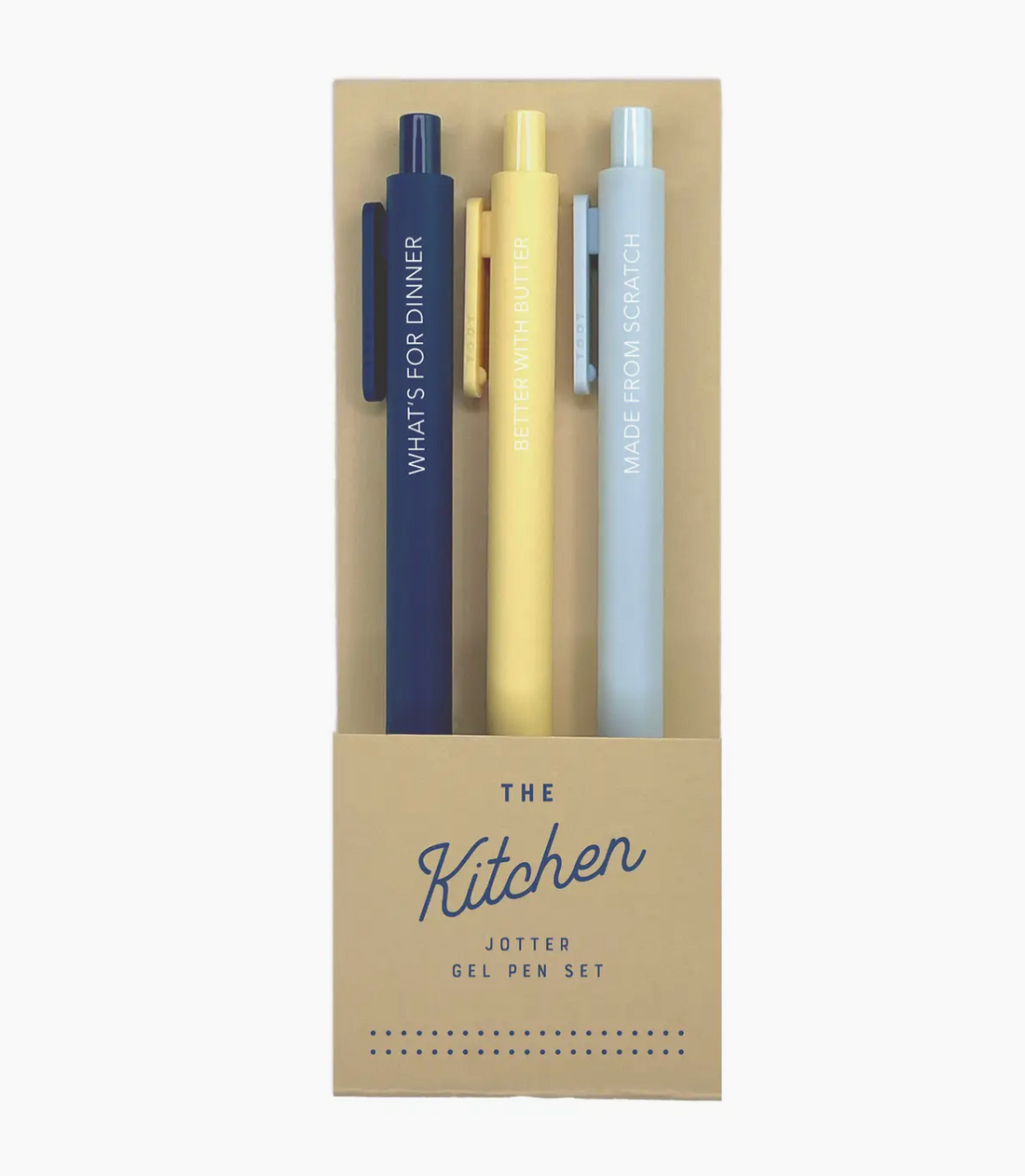 Kitchen Jotter Gel Pen Set