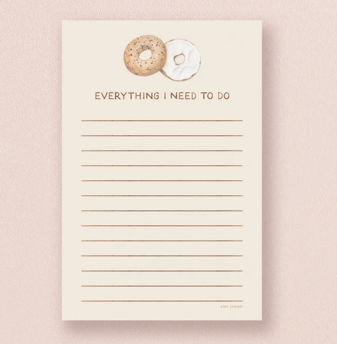"Everything I Need To Do" Notepad