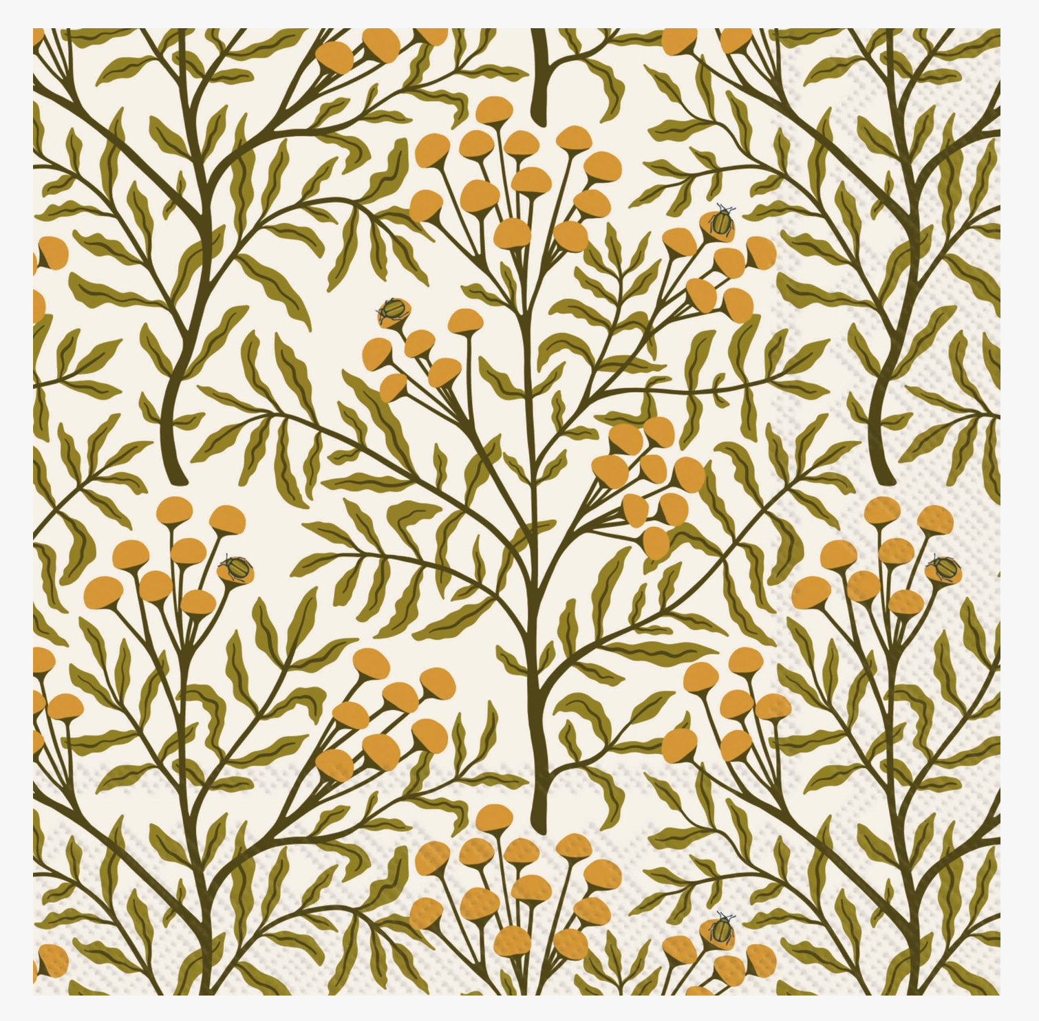 Autumn Tansy Cocktail Napkins