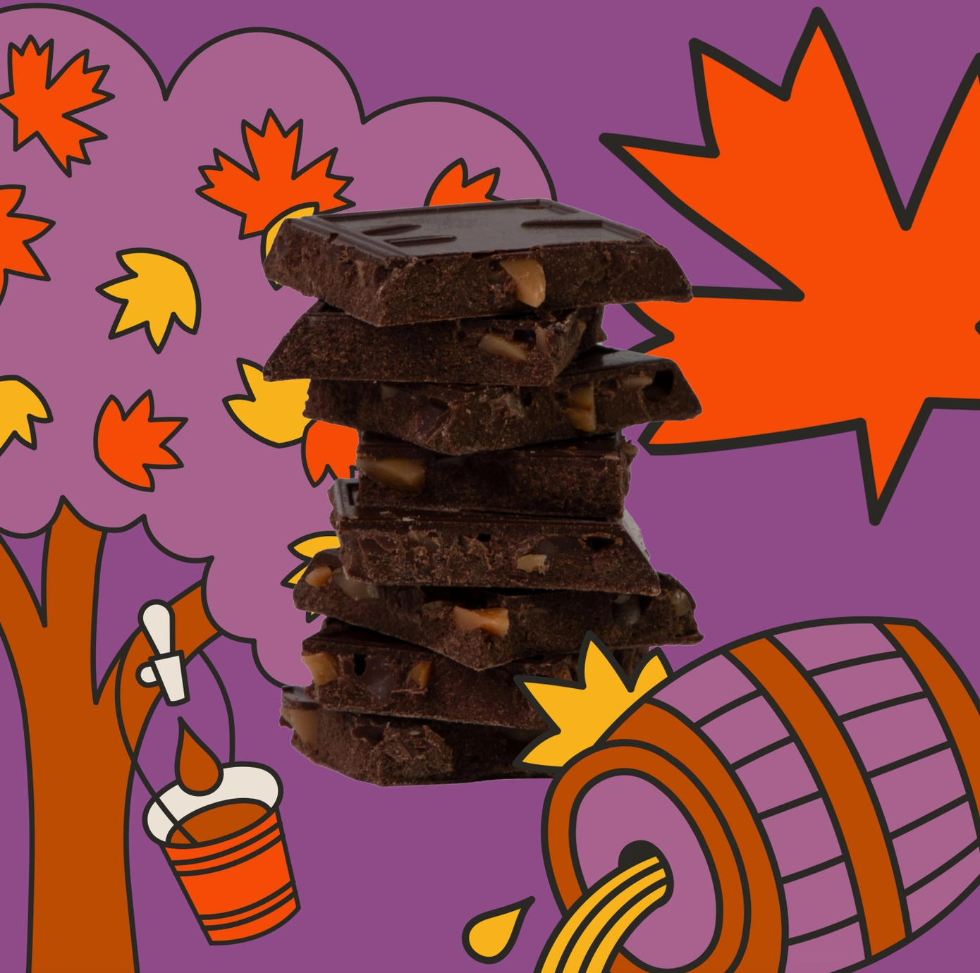 Maple Bourbon Truffle Bar