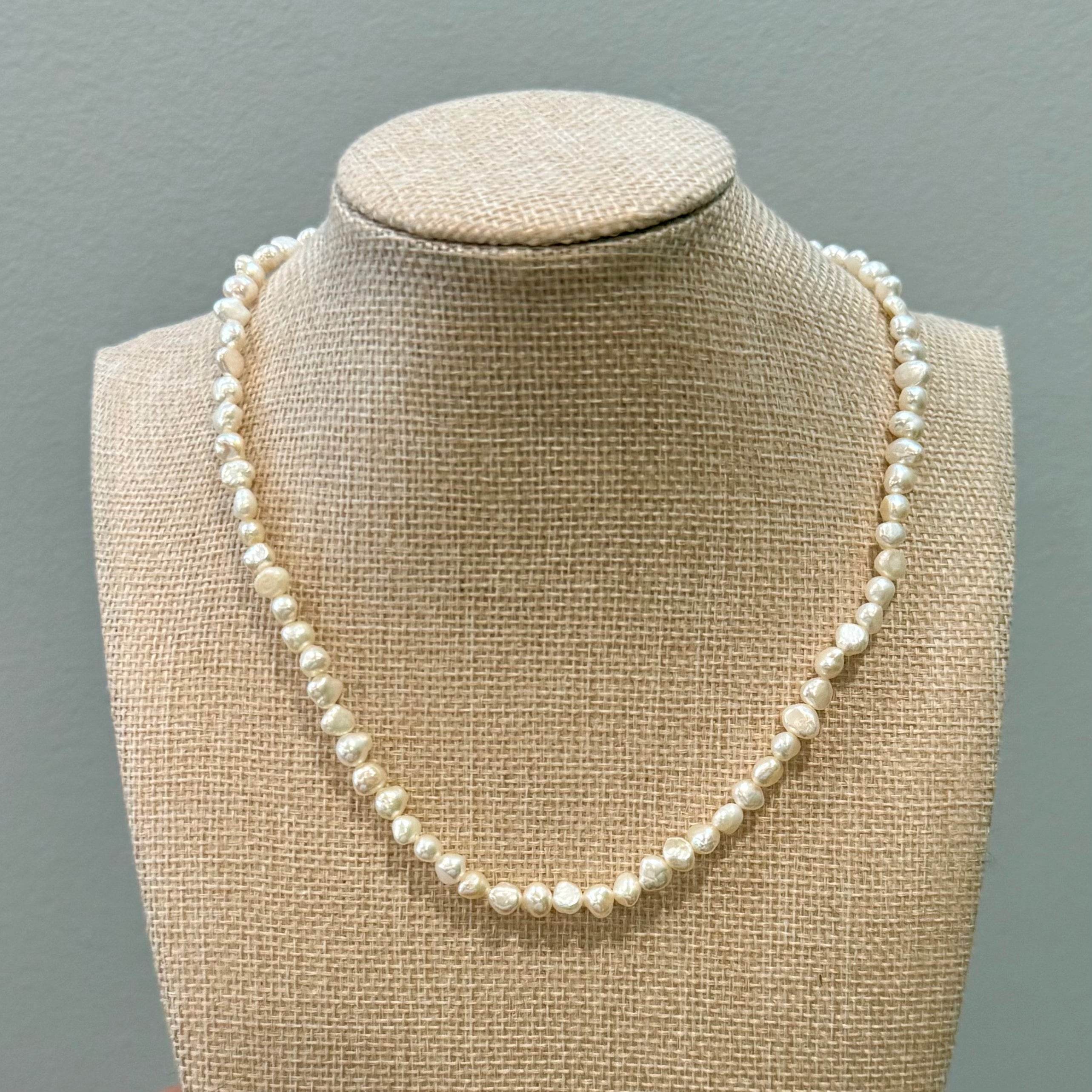 The Golden Hour Pearl Necklace