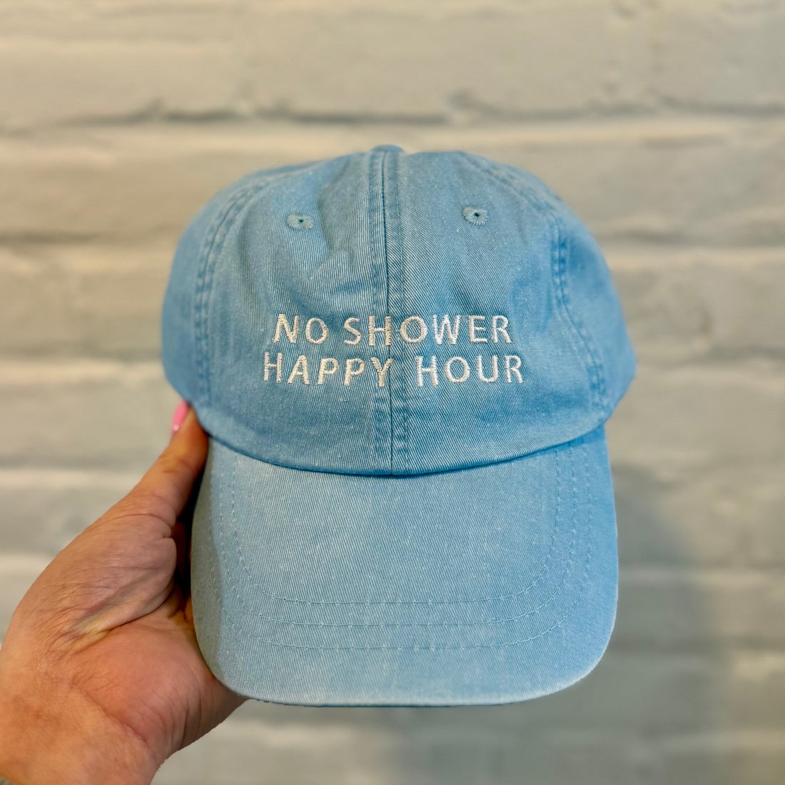 "No Shower Happy Hour" Dad Hat