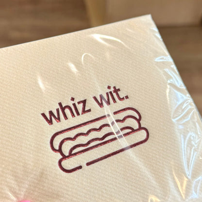 Whiz Wit Cocktail Napkin
