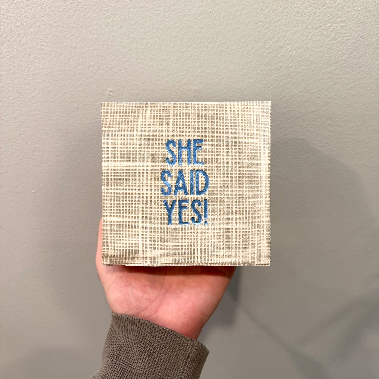 "She Said Yes! Cocktail Napkins