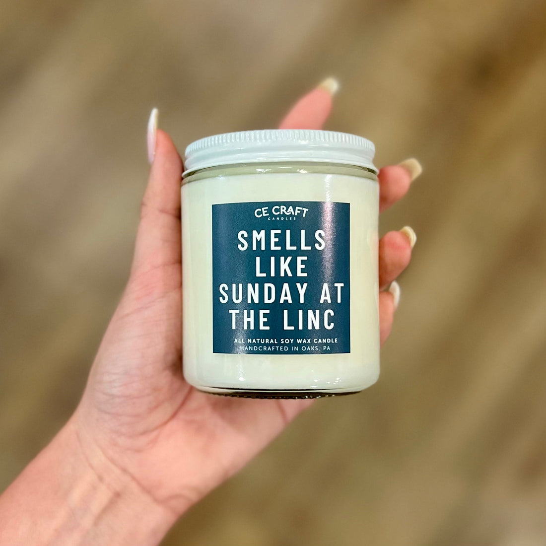 "Sunday at the Linc" Candle