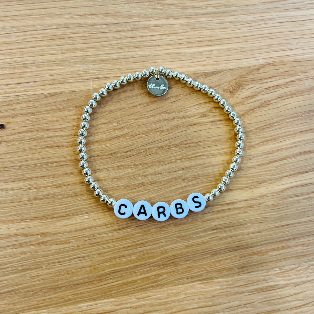 &quot;Carbs&quot; Stretch Bracelet