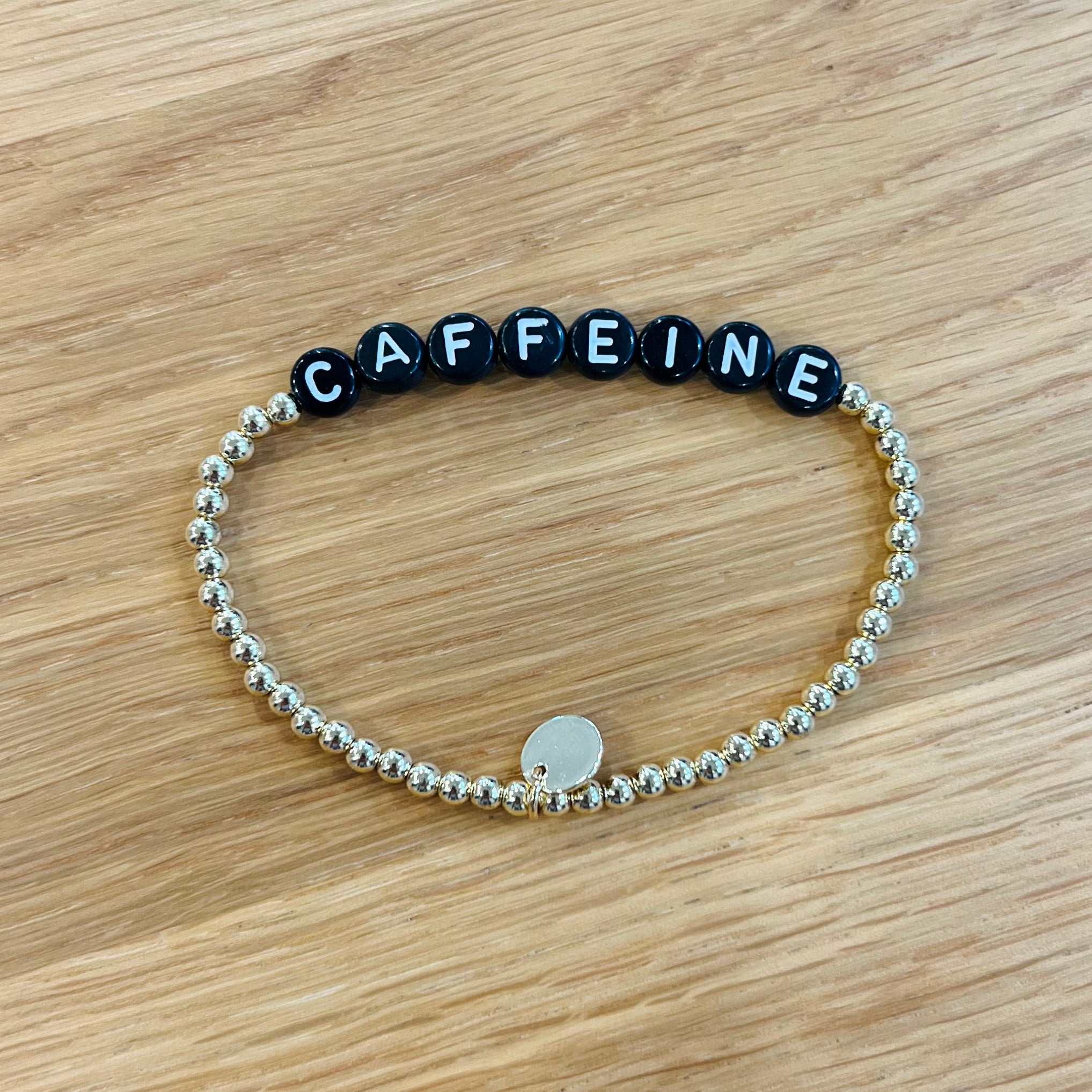 &quot;Caffeine&quot; Stretch Bracelet