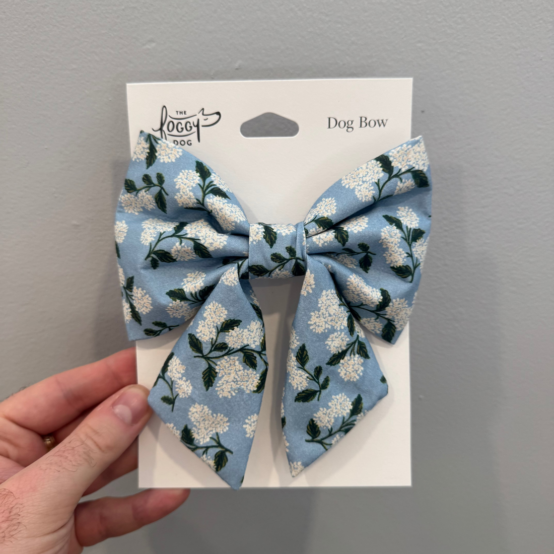 Hydrangea Lady Dog Bow