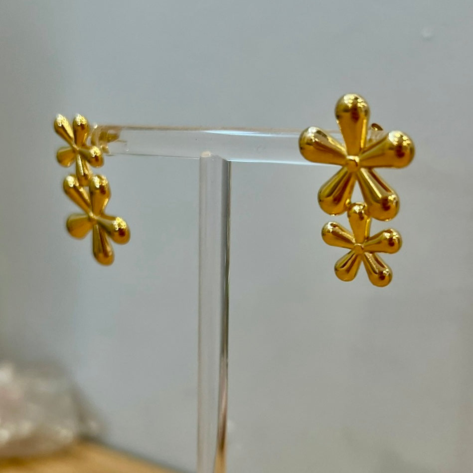 The Hippie Flower Studs