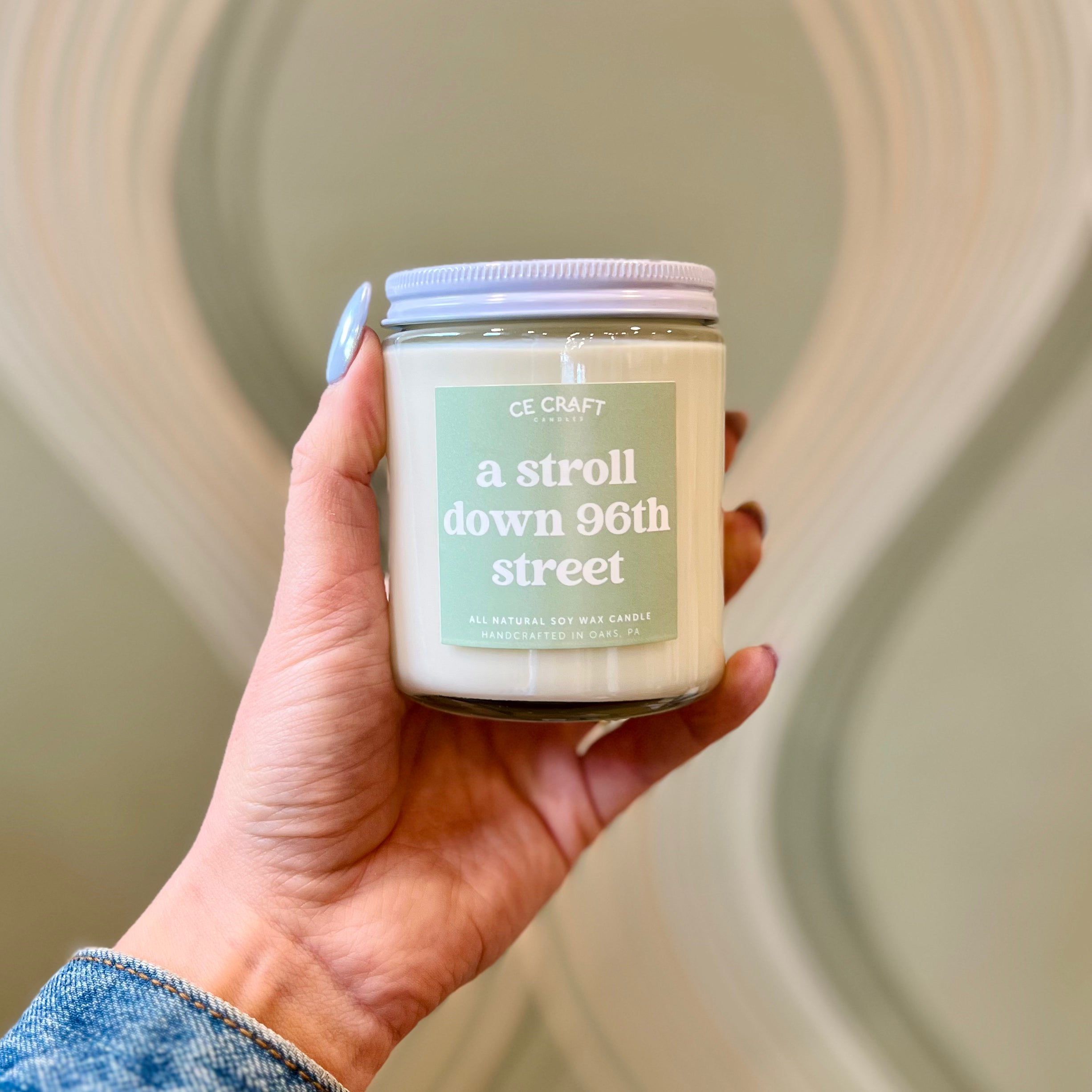 &quot;A Stroll Down 96th Street&quot; Candle