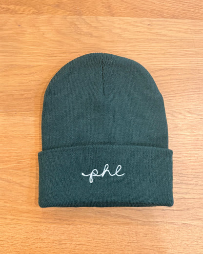 &quot;PHL&quot; Chainstitch Beanie