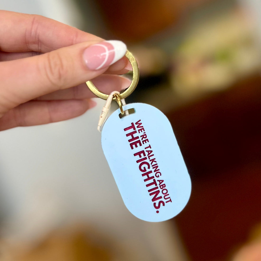 "The Fightins" Key Tag