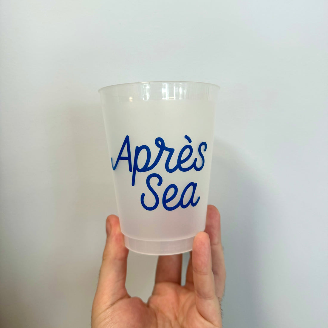 &quot;Apres Sea&quot; Frosted Cups