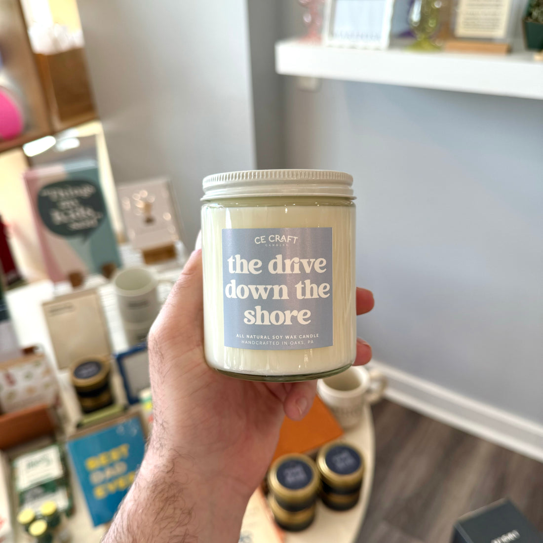 &quot;The Drive Down the Shore&quot; Candle