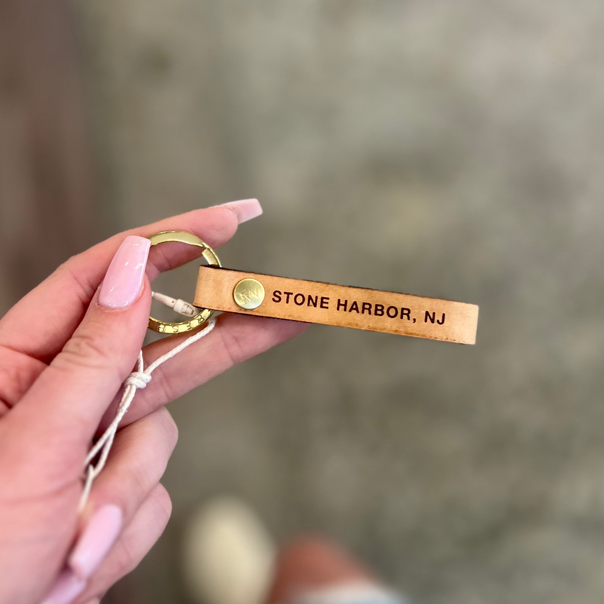 Shore Town Keychain