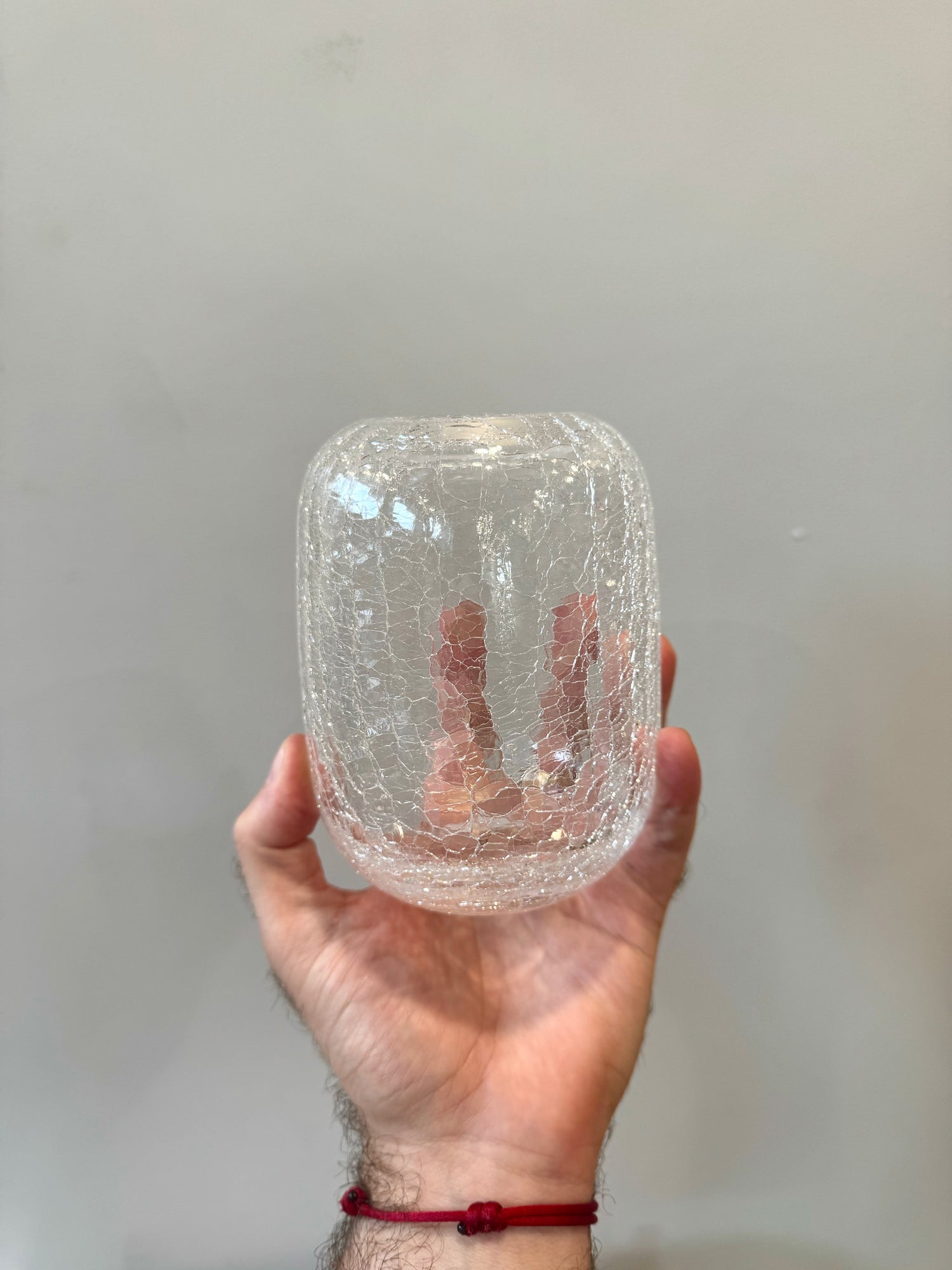 Crystal Frosty Vase